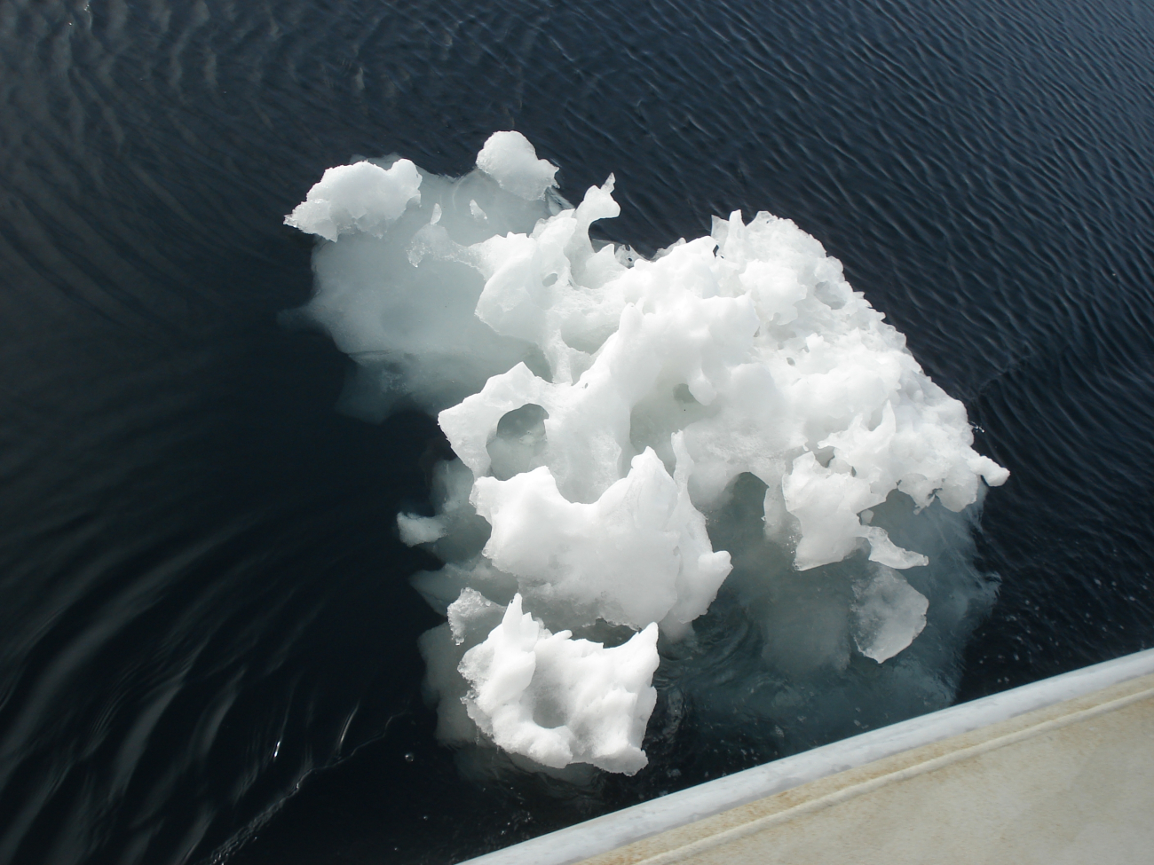 Small iceberg melting in fantastic shapes