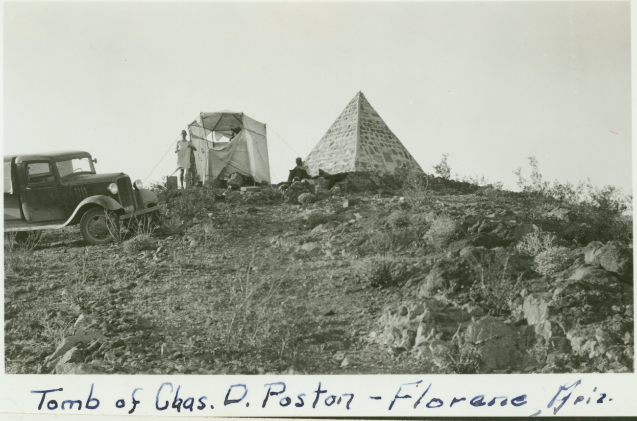 Observing party at Station Posten which is located on Poston Butte