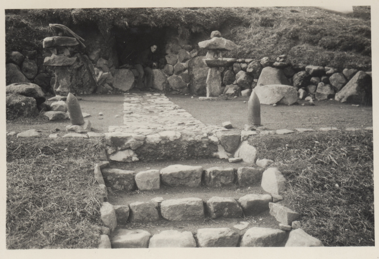 Japanese Shinto shrine on Kiska