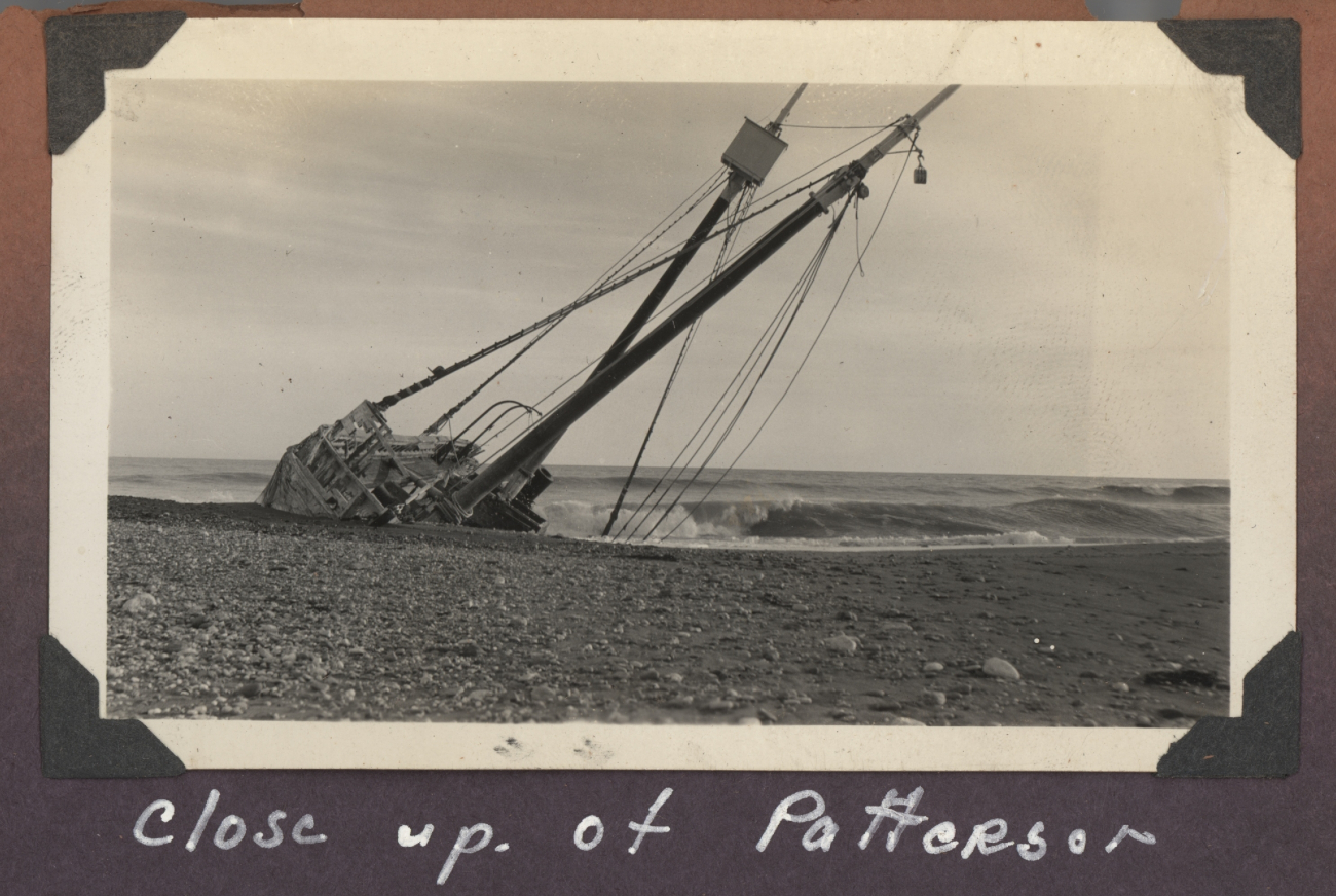 The remains of the Coast and Geodetic Survey Steamer PATTERSON - one of thegreat ships of the USC&GS
