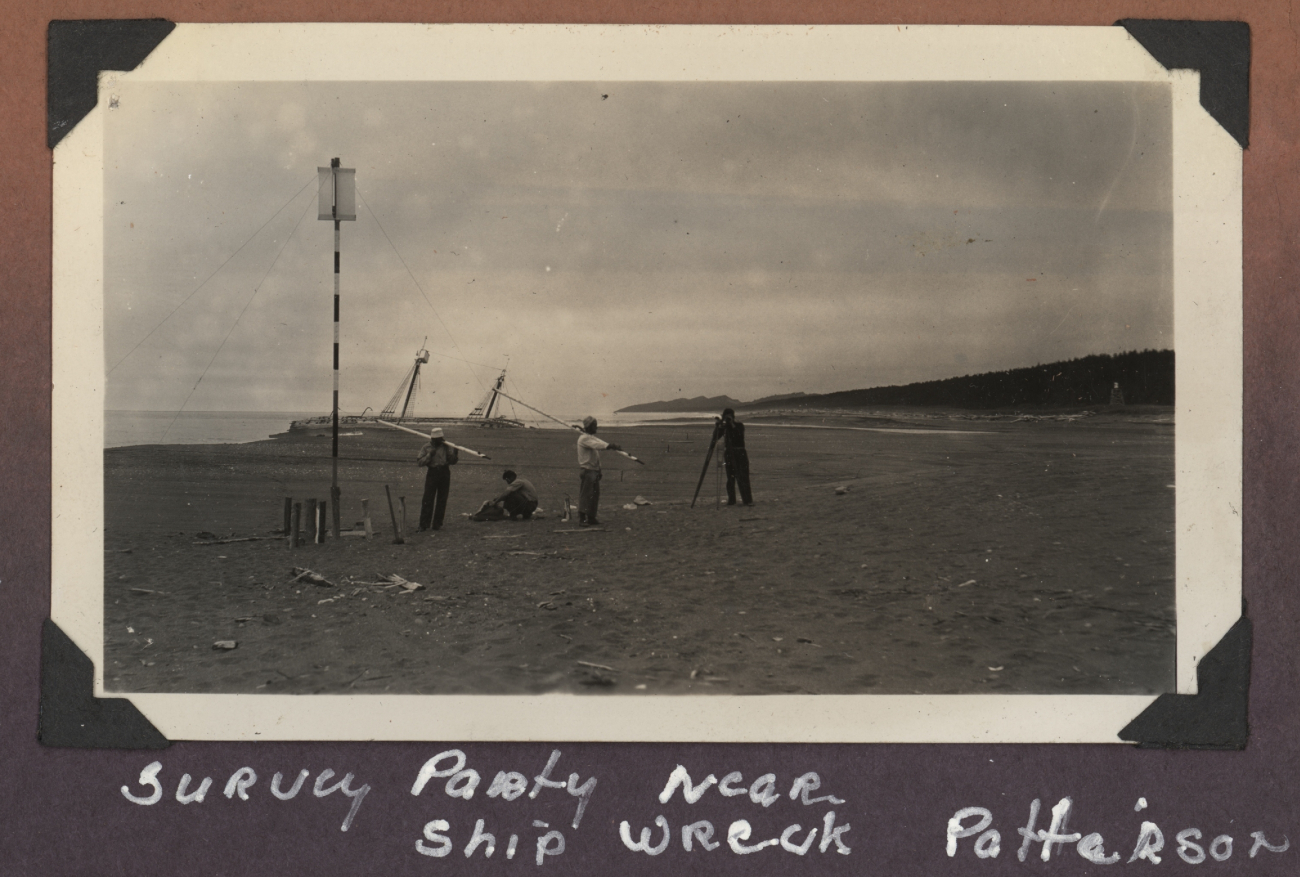 The remains of the Coast and Geodetic Survey Steamer PATTERSON - one of thegreat ships of the USC&GS