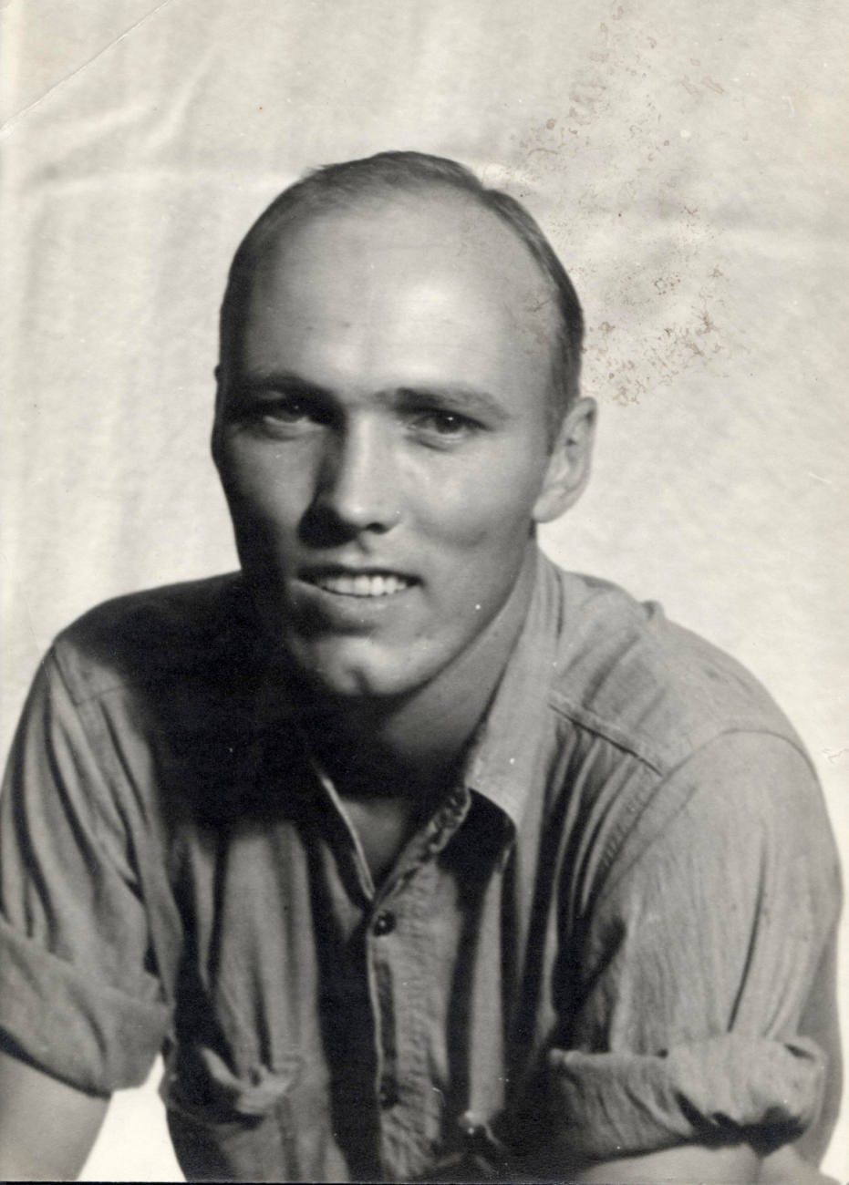 Unidentified sailor photographed by Photographers Mate Ira G