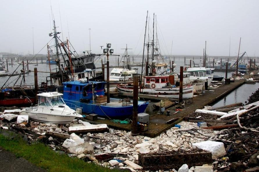 Post-tsunami surveys of Crescent City Harbor following damage fromJapanese tsunami following the Tohoku 9