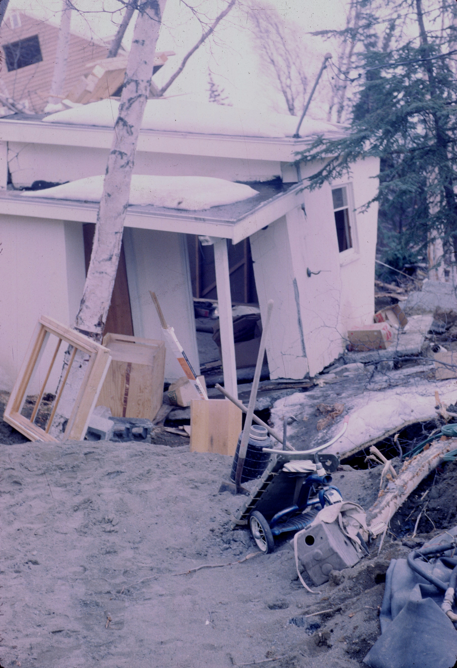 Alaska 1964 Good Friday earthquake damage
