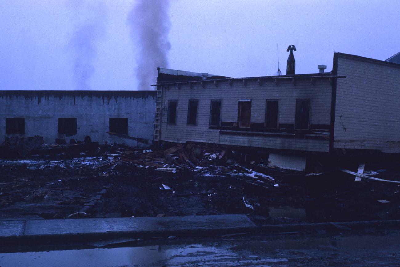 Alaska 1964 Good Friday earthquake damage