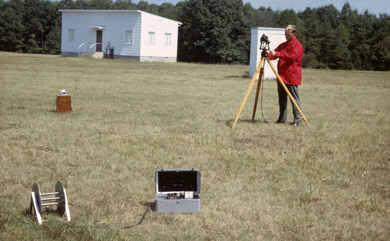Calibrating geomagnetic instruments at the Coast and Geodetic Surveygeomagnetic observatory at Corbin, Virginia