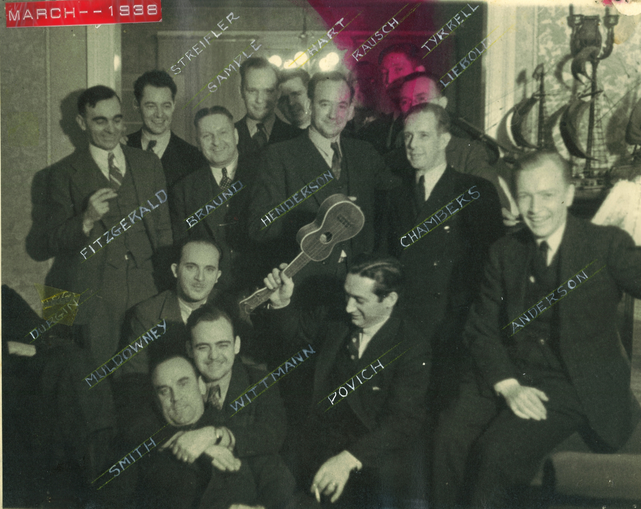 Group of men in the Reproduction Division of the C&GS