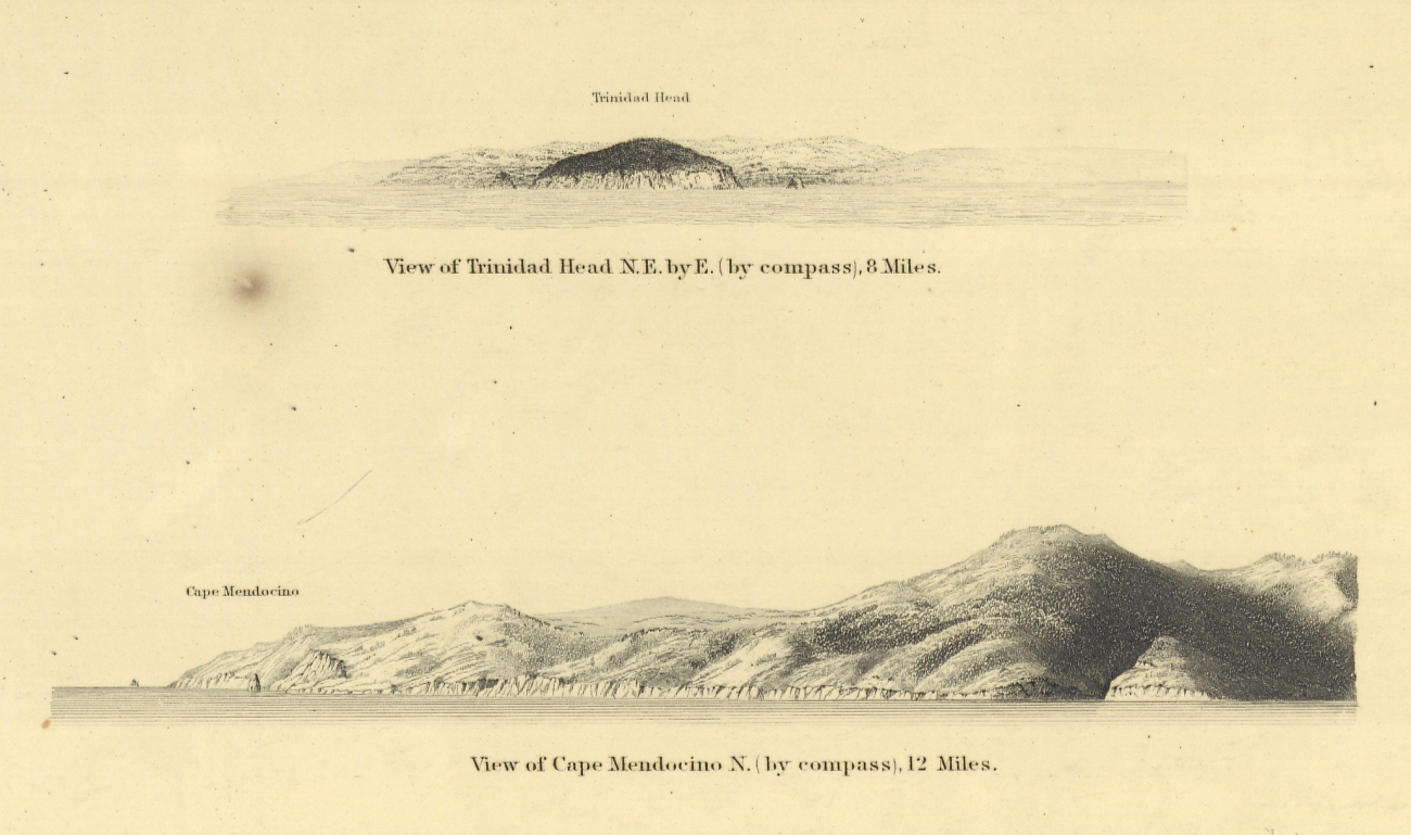 Views of Trinidad Head and Cape Mendocino
