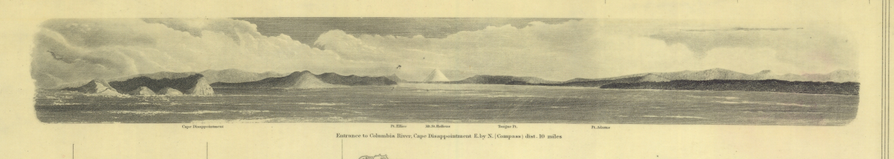View of Entrance to Columbia River, Cape Disappointment E
