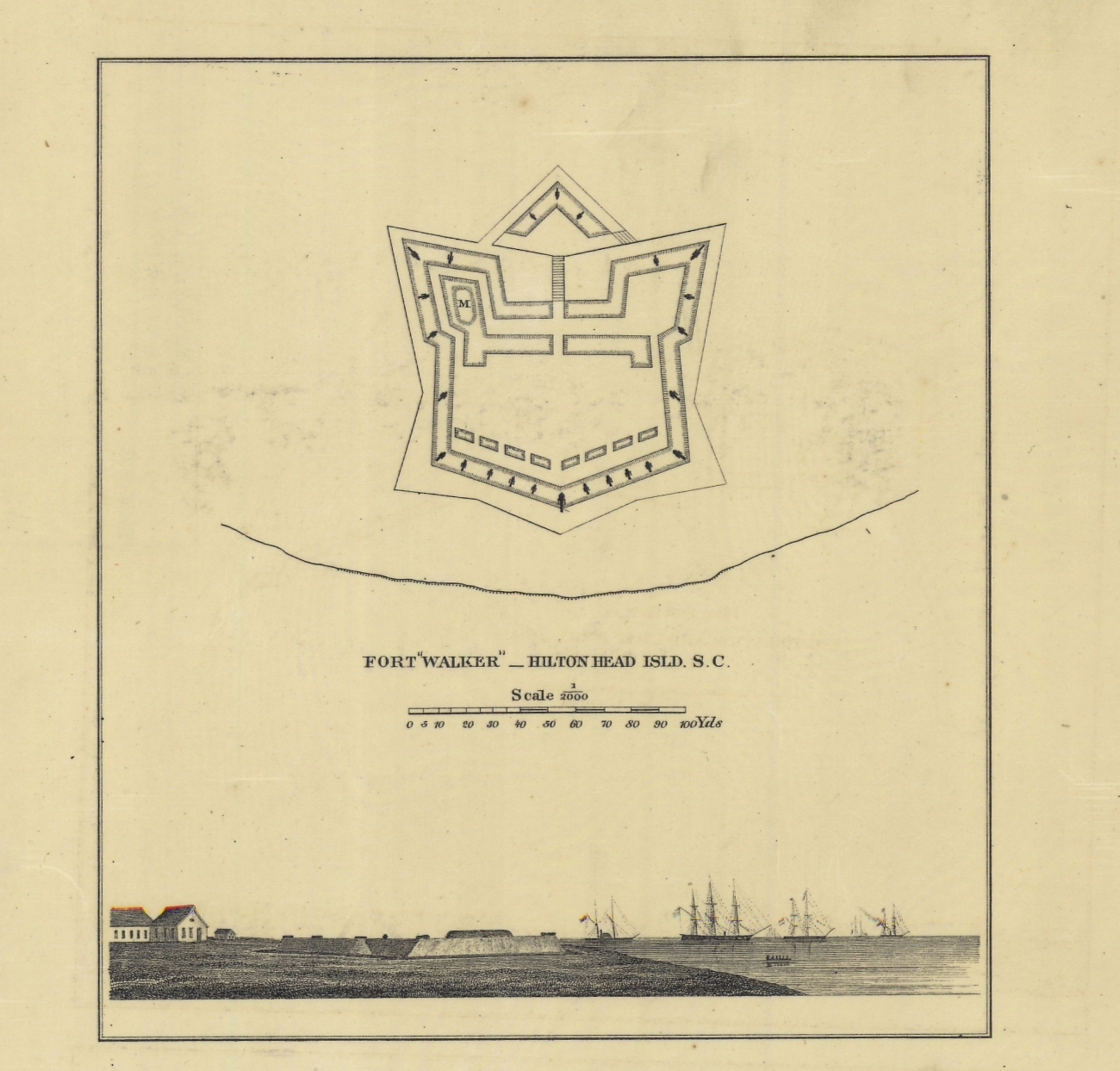 Published view of Fort Walker - Hilton Head Island, S