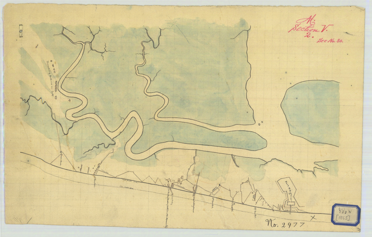 Map showing siege operations against Sumter and Wagner