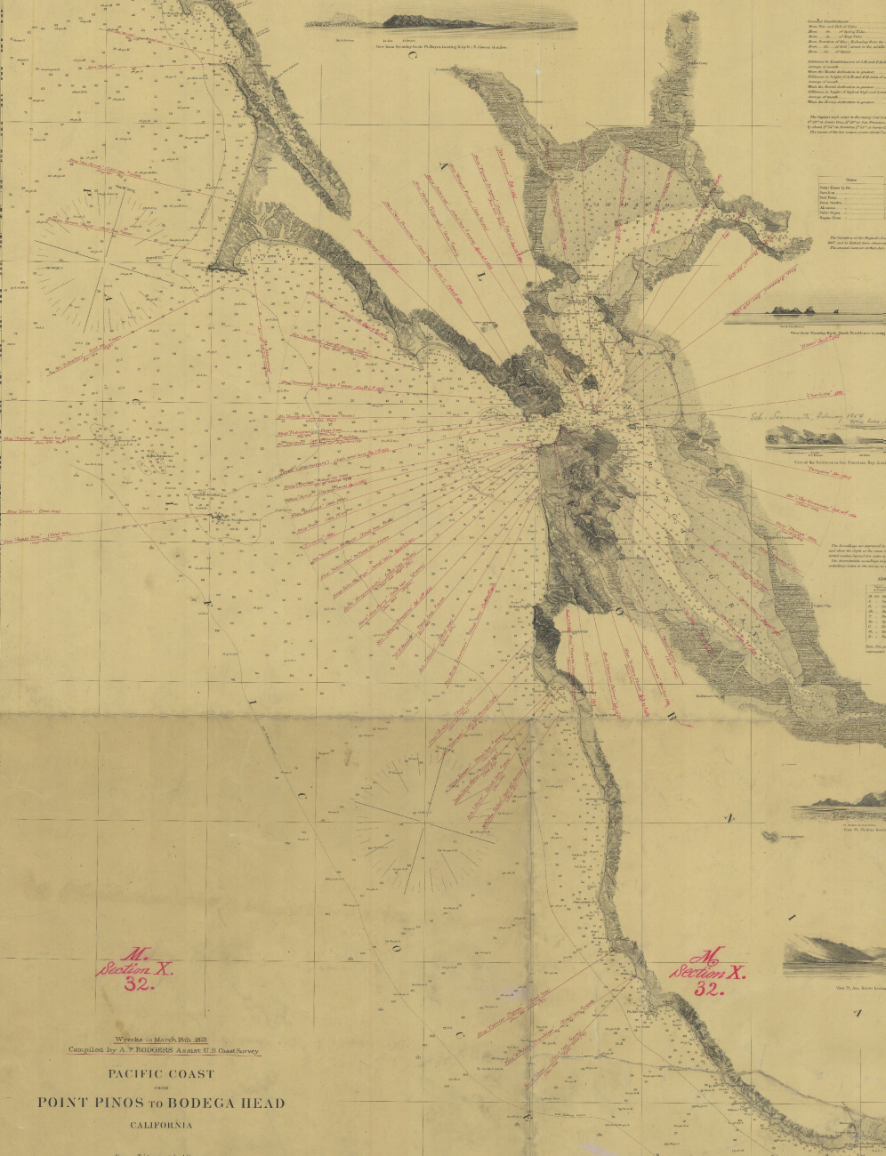 Blowup of map of Wrecks to March 18th, 1873