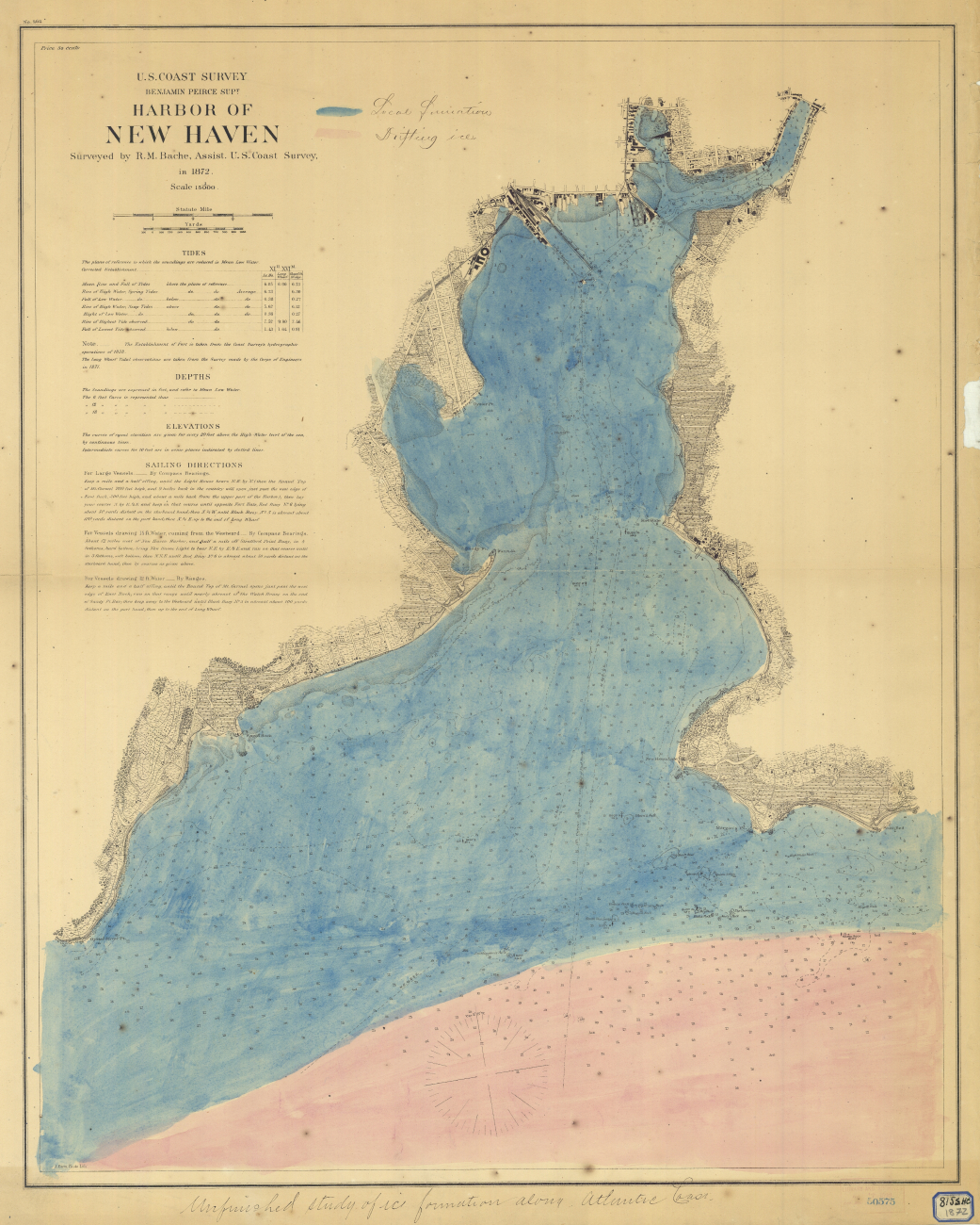 Chart of Harbor of New Haven