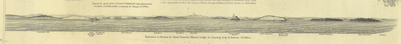 View of Entrance to Boston by Main Channel, Minot's Ledge Lt