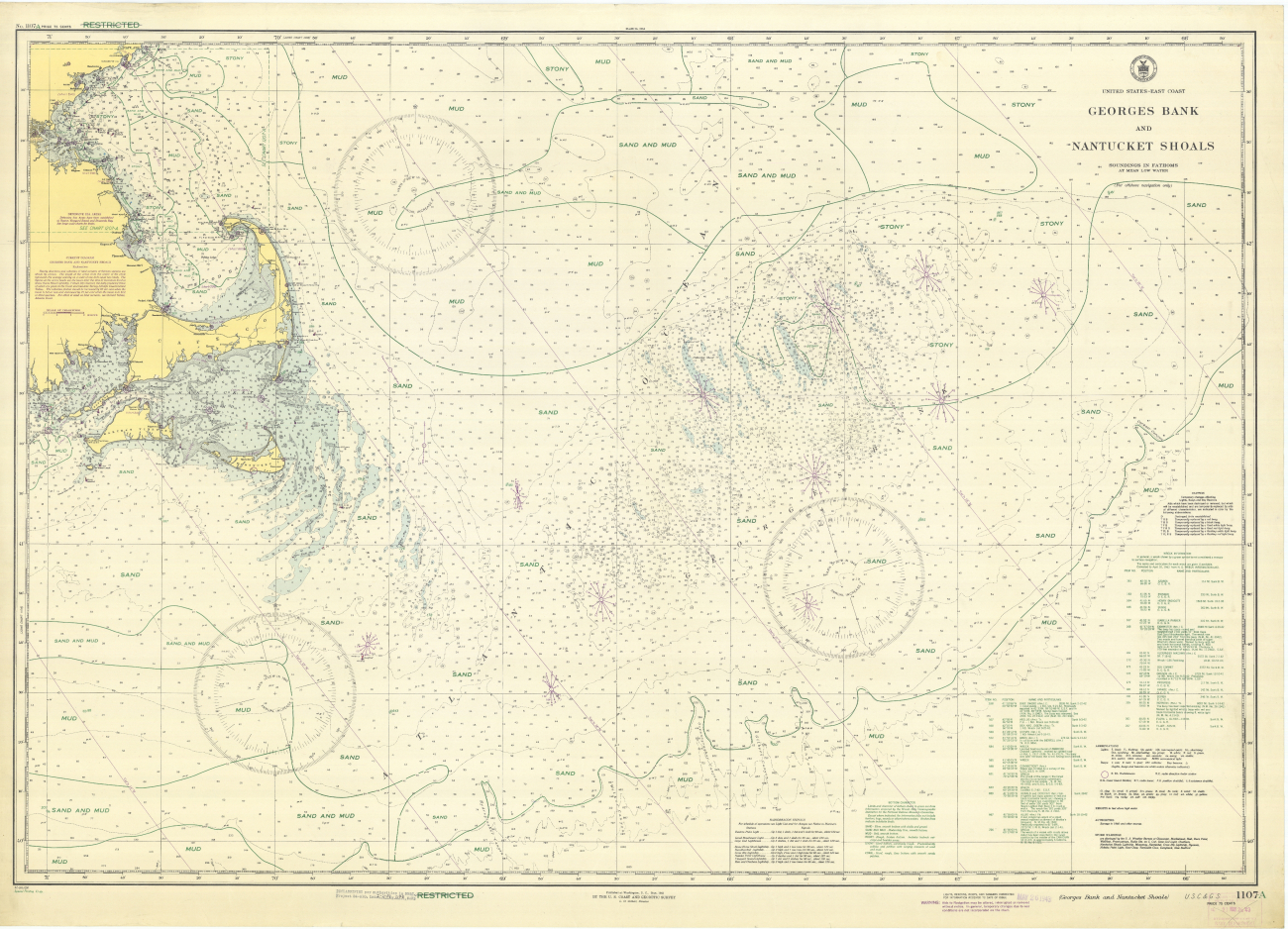 Shipwreck chart showing location of sunken wrecks for use by surface warfarevessels engaged in anti-submarine warfare