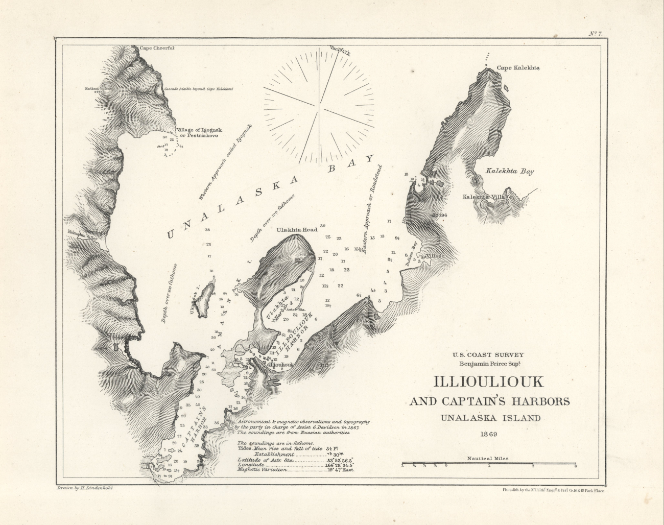 Illiouliouk (Dutch Harbor)  and Captain's Harbors, Unalaska Island