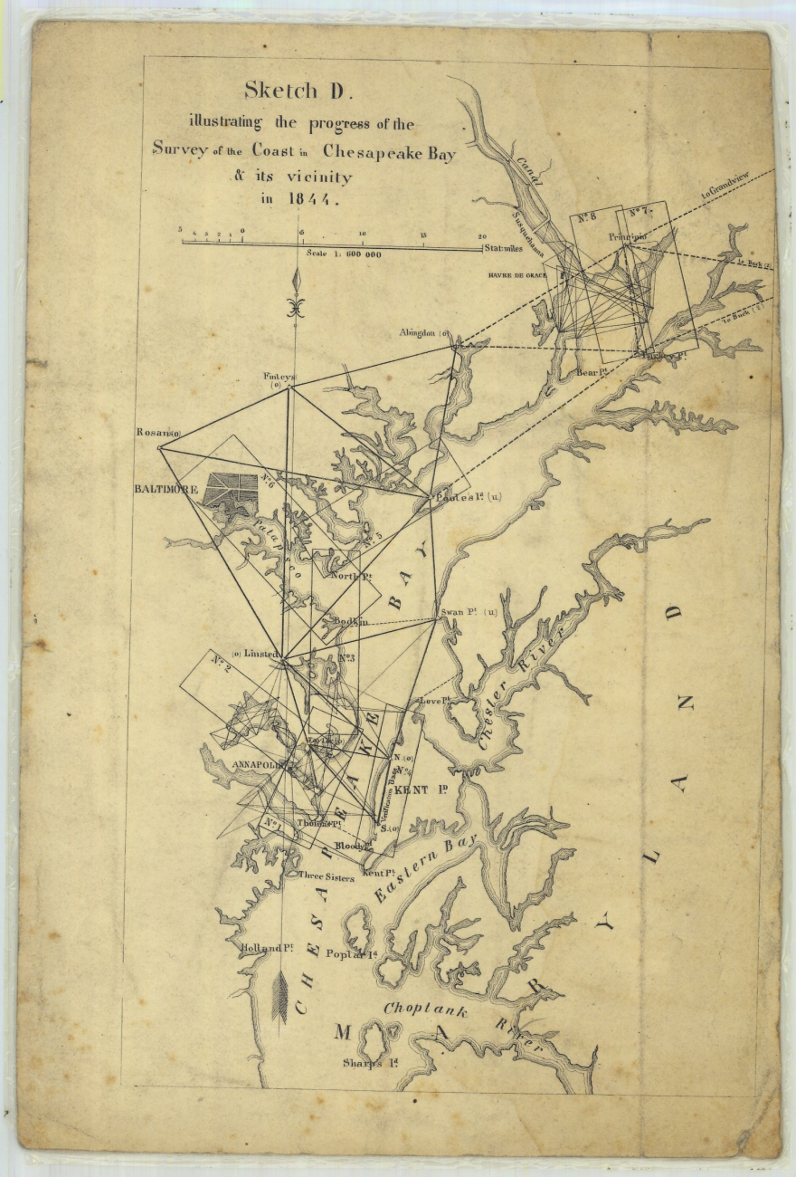 Preliminary chart of Port Royal Entrance Beaufort, Broad and Chechessee Rivers
