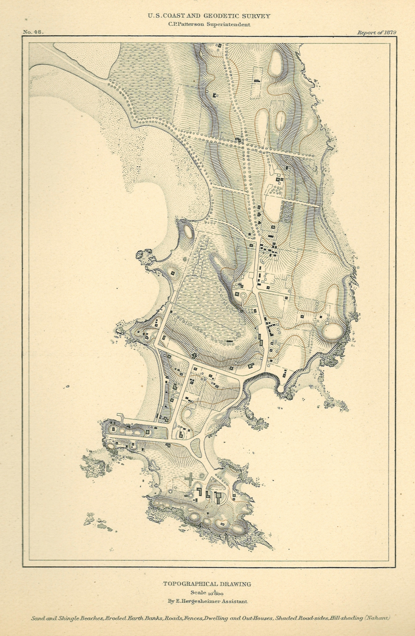 Chart of Richmond Island Harbor