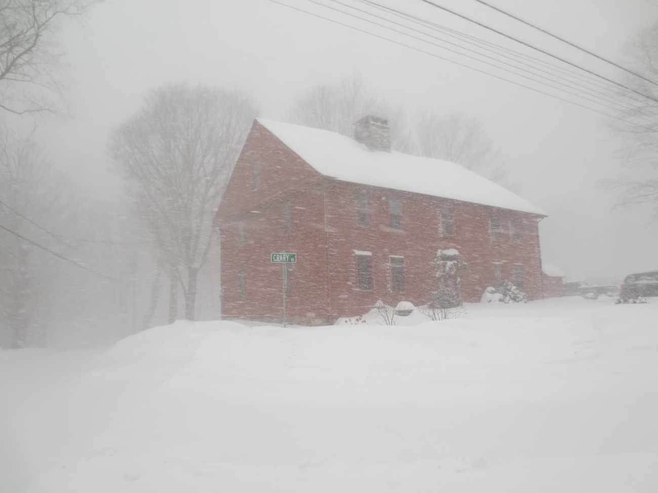An 18th century house in Southeastern CT weathers Blizzard Juno's nearly 30inches of snow that fell in parts of New E