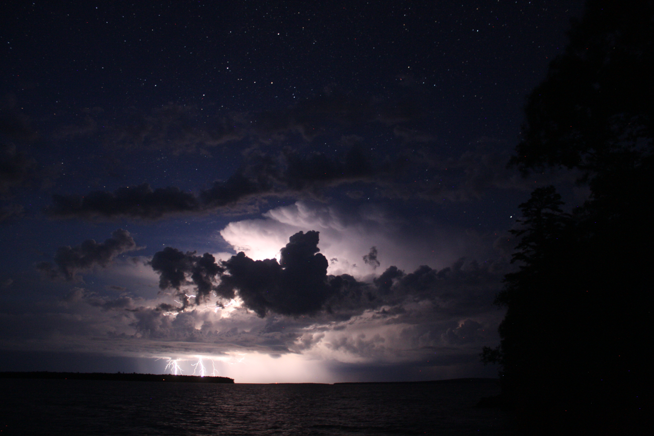 Storm off the Apostle Islands