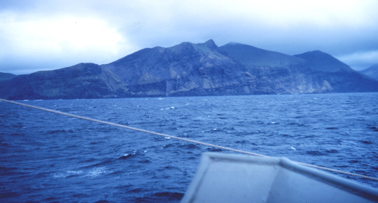 Forbidding shores of the Aleutian Islands