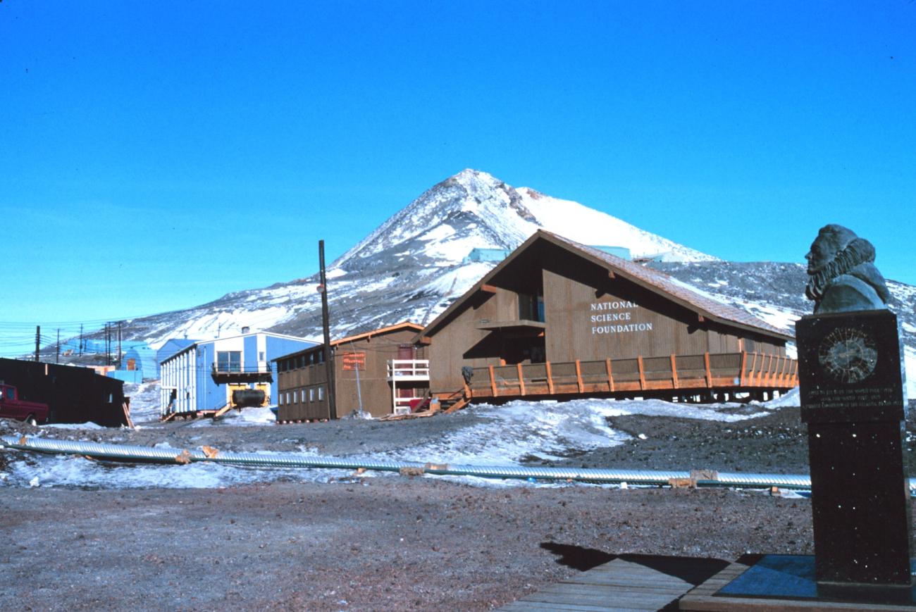 Antarctic headquarters of the National Science Foundation at McMurdo Sound