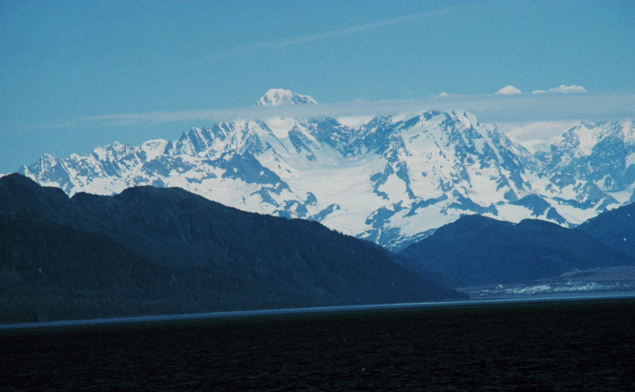 A view of Juneau from the north