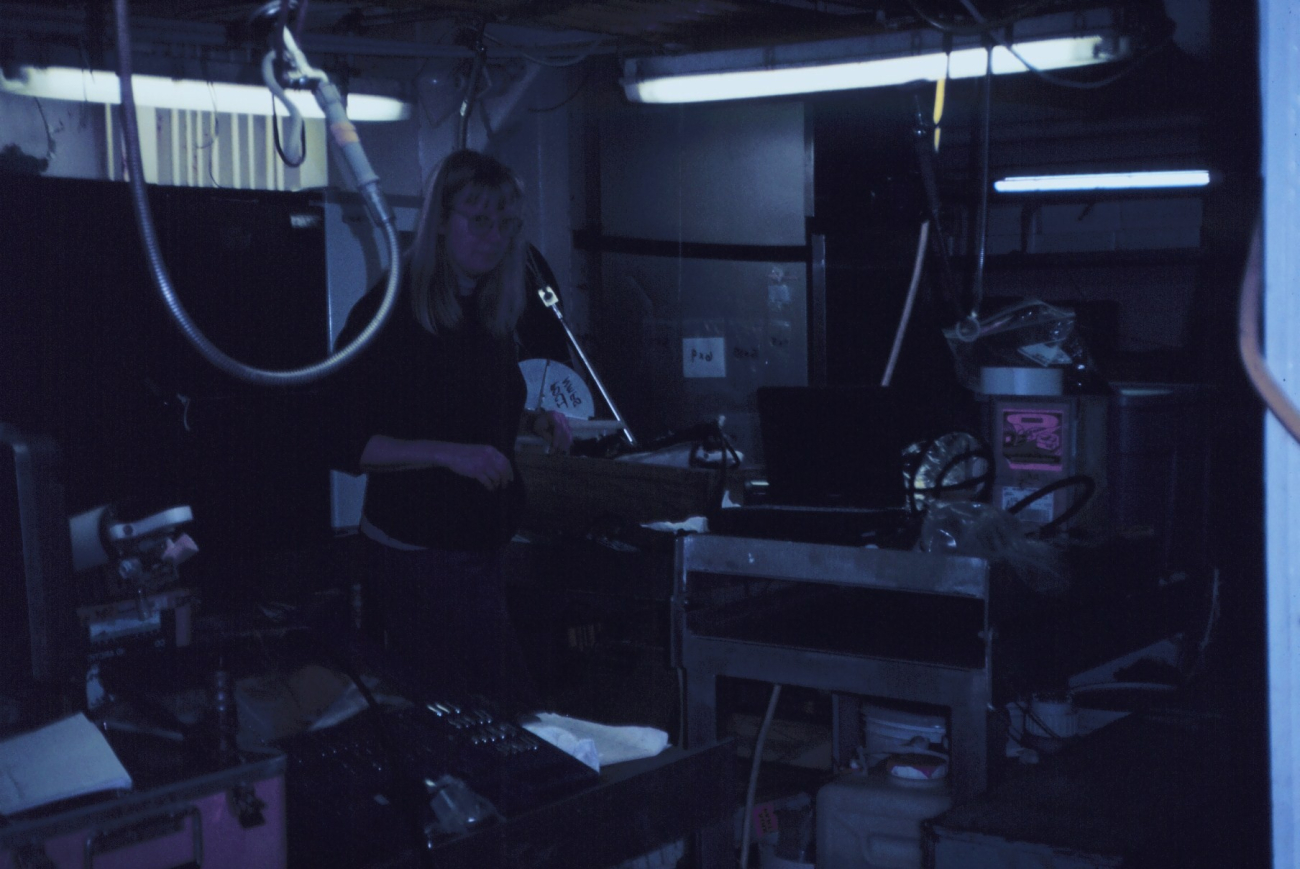 Scientist in lab space of the MILLER FREEMAN