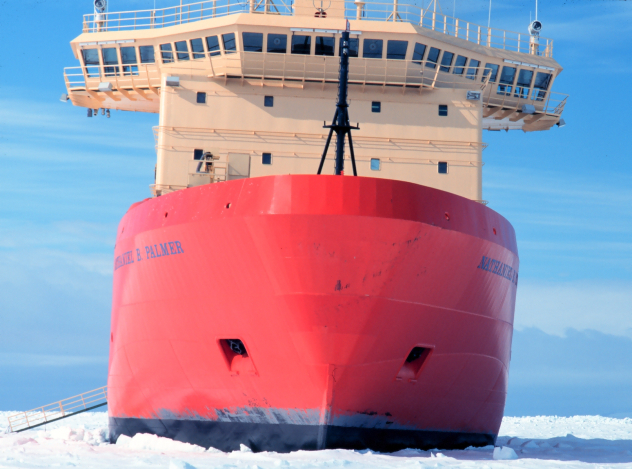 Bow shot of National Science Foundation, Research Ice Breaker NATHANIEL B