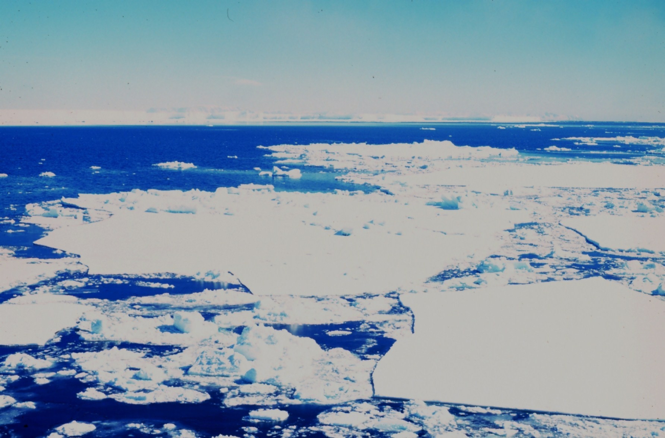 Broken sea ice