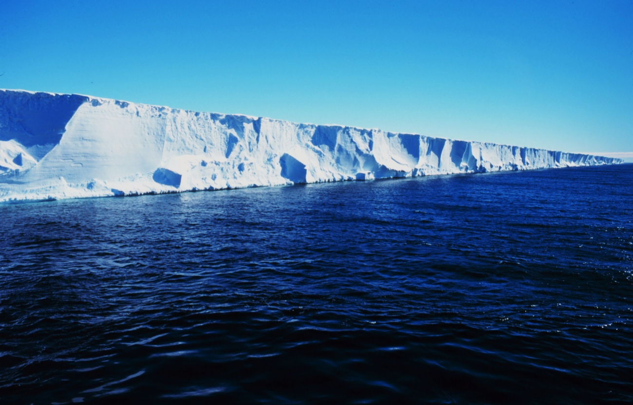The Ross Ice Shelf from the NATHANIEL B