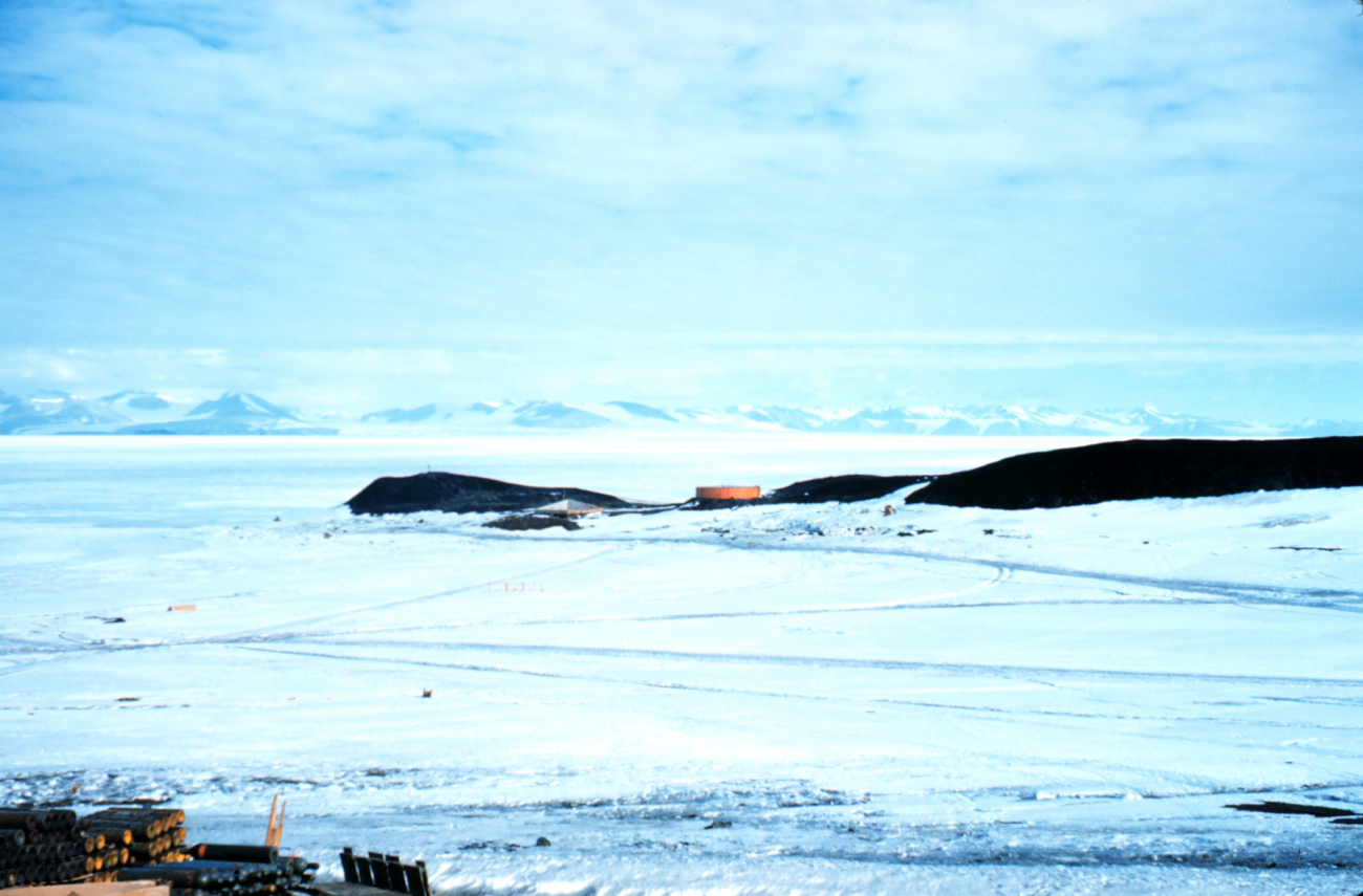 A scene at McMurdo Station