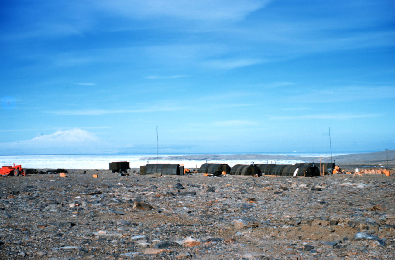 The base camp at Marble Point