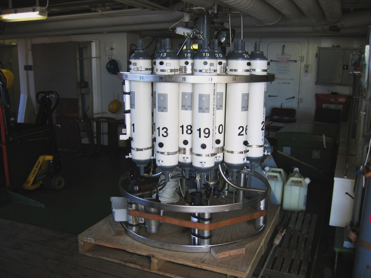 The conductivity-temperature-depth (CTD) package