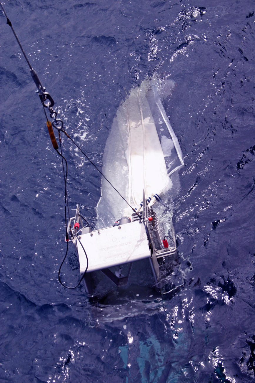 Plankton multinet deployed for a NPRB survey