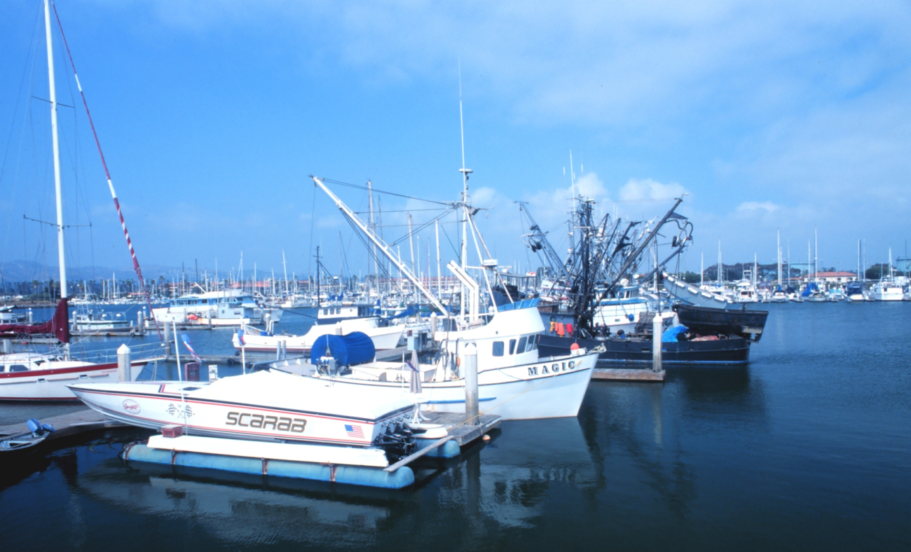 Fishing vessels at the Channel Islands Harbor