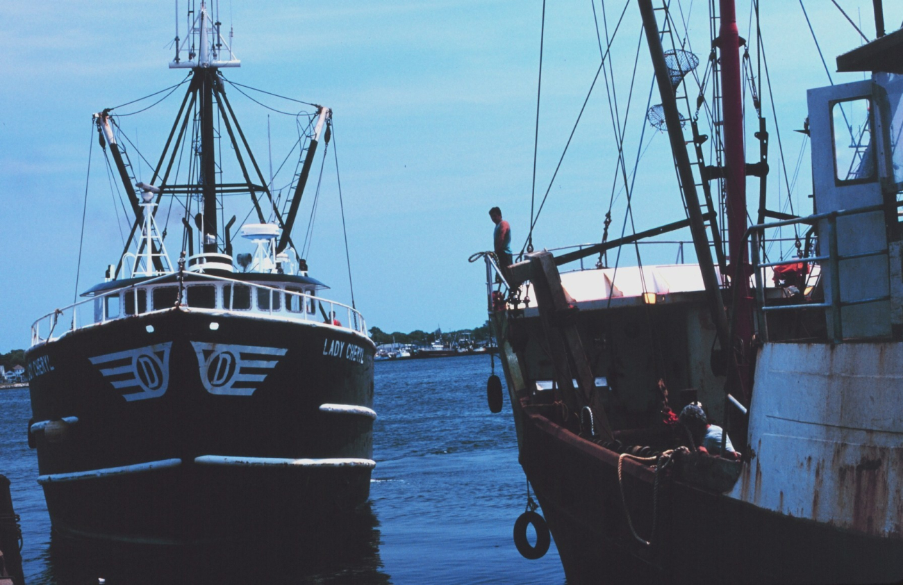 The F/V LADY CHERYL leaving port