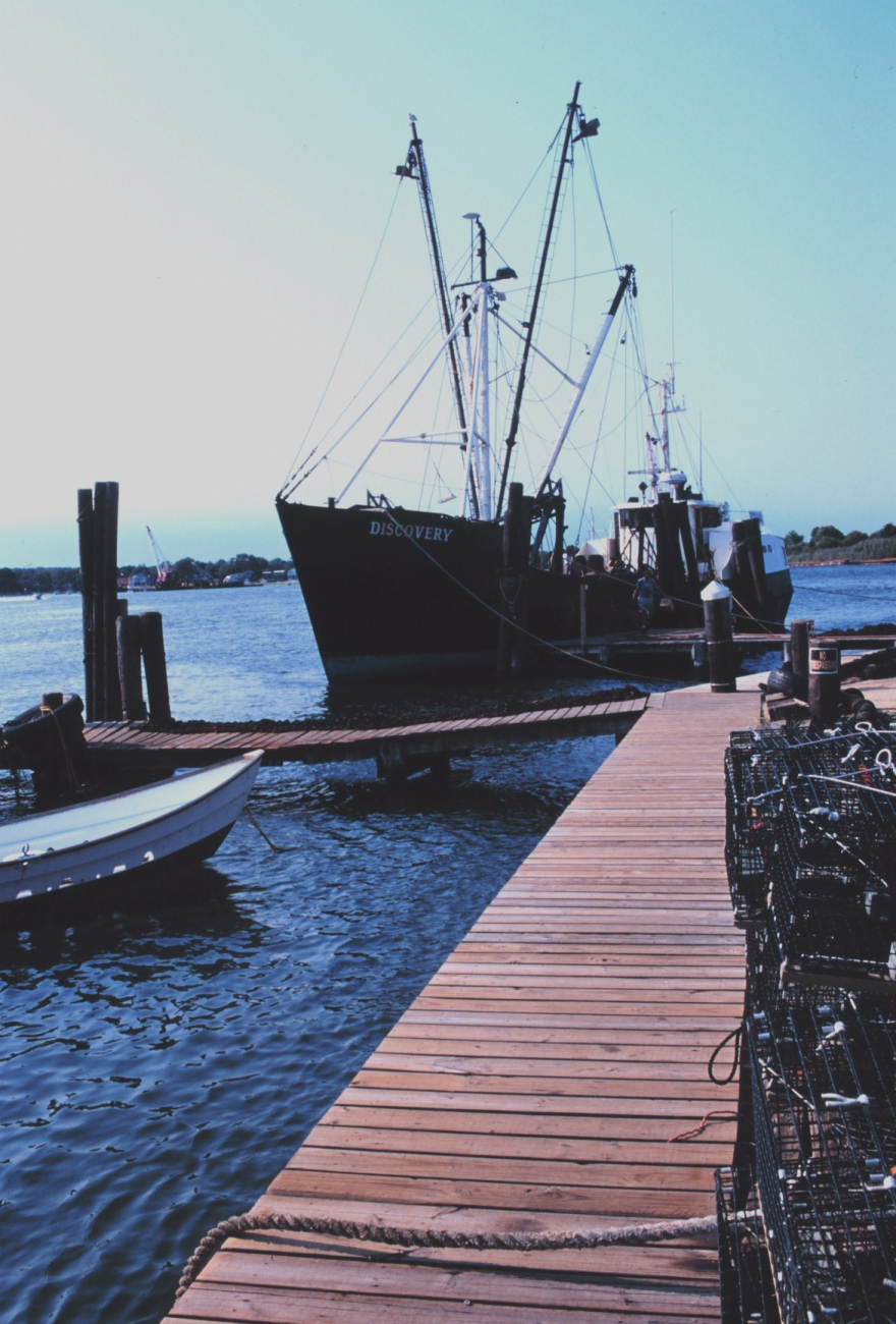 The F/V DISCOVERY being overhauled