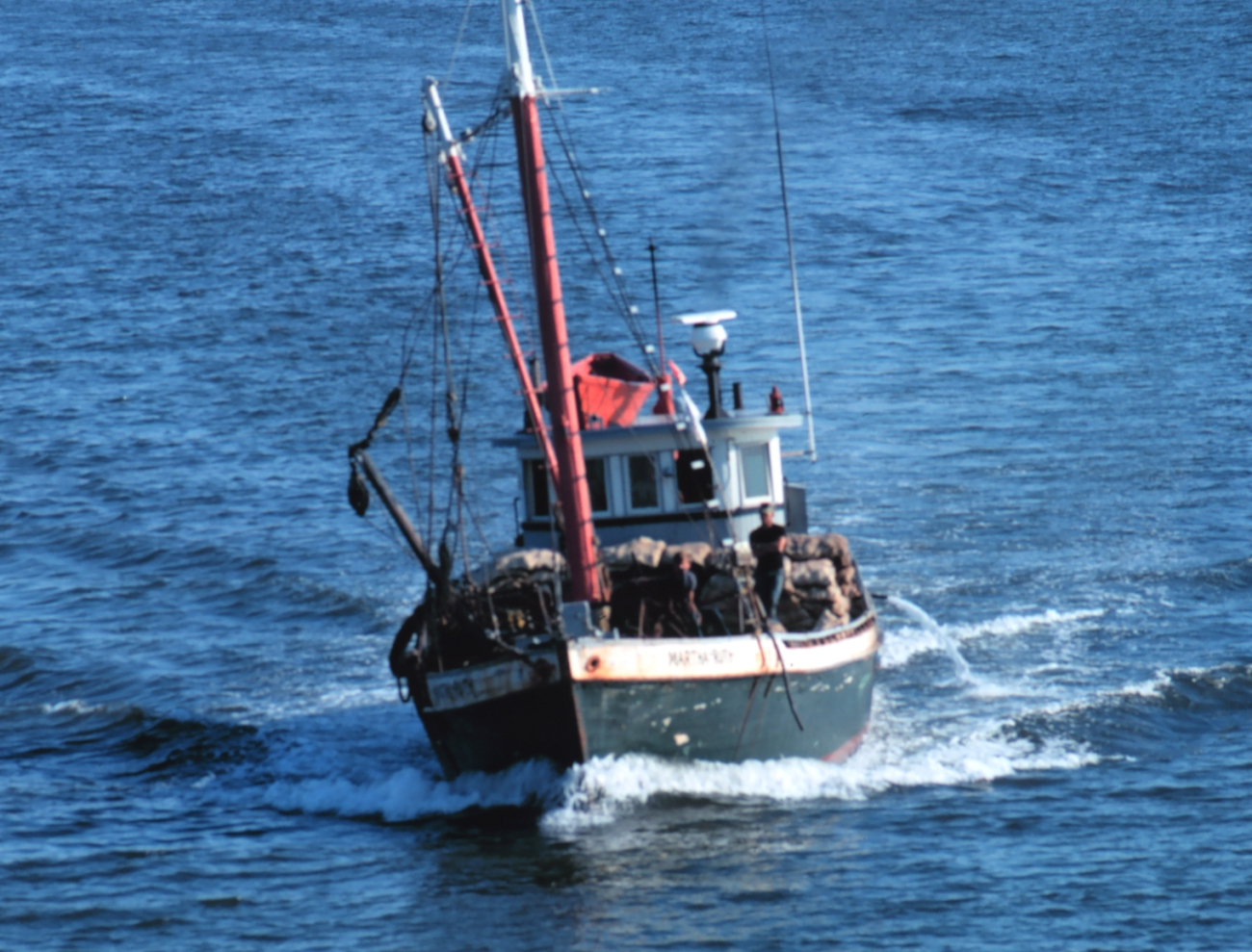 The clam dredger MARTHA RUTH