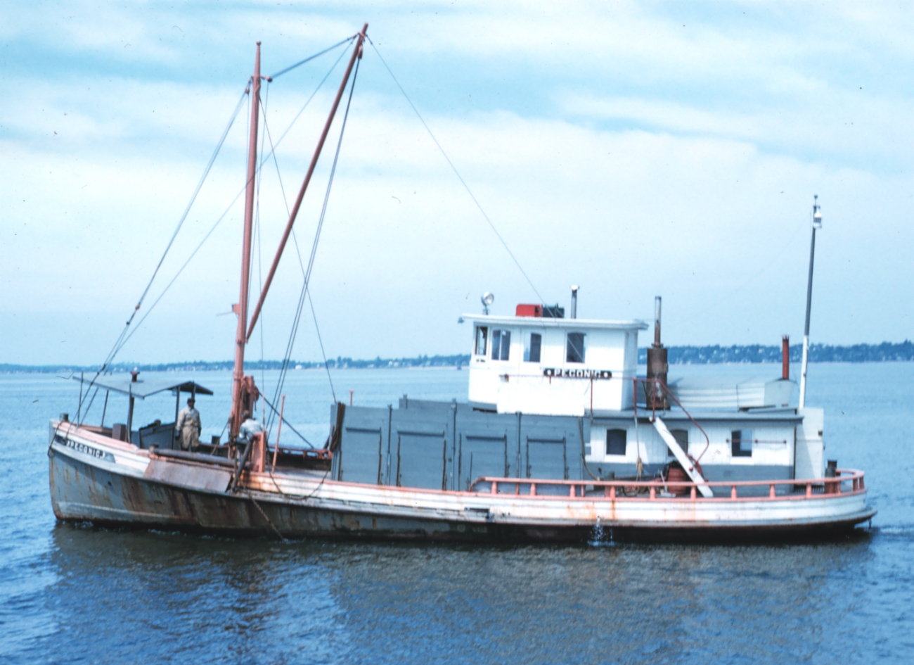 A Long Island Sound oyster boat