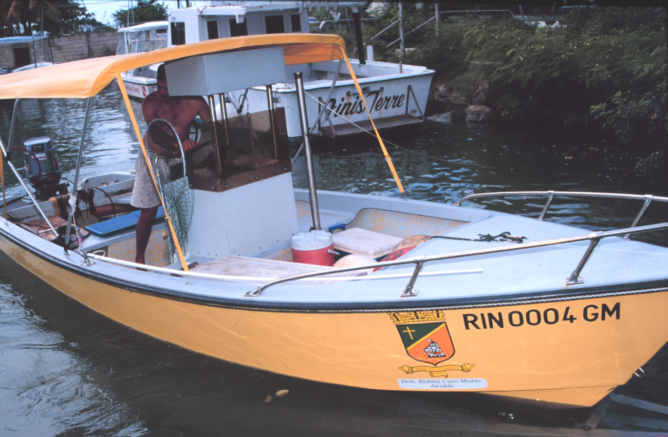 Fishing craft built by the municipality of Rincon