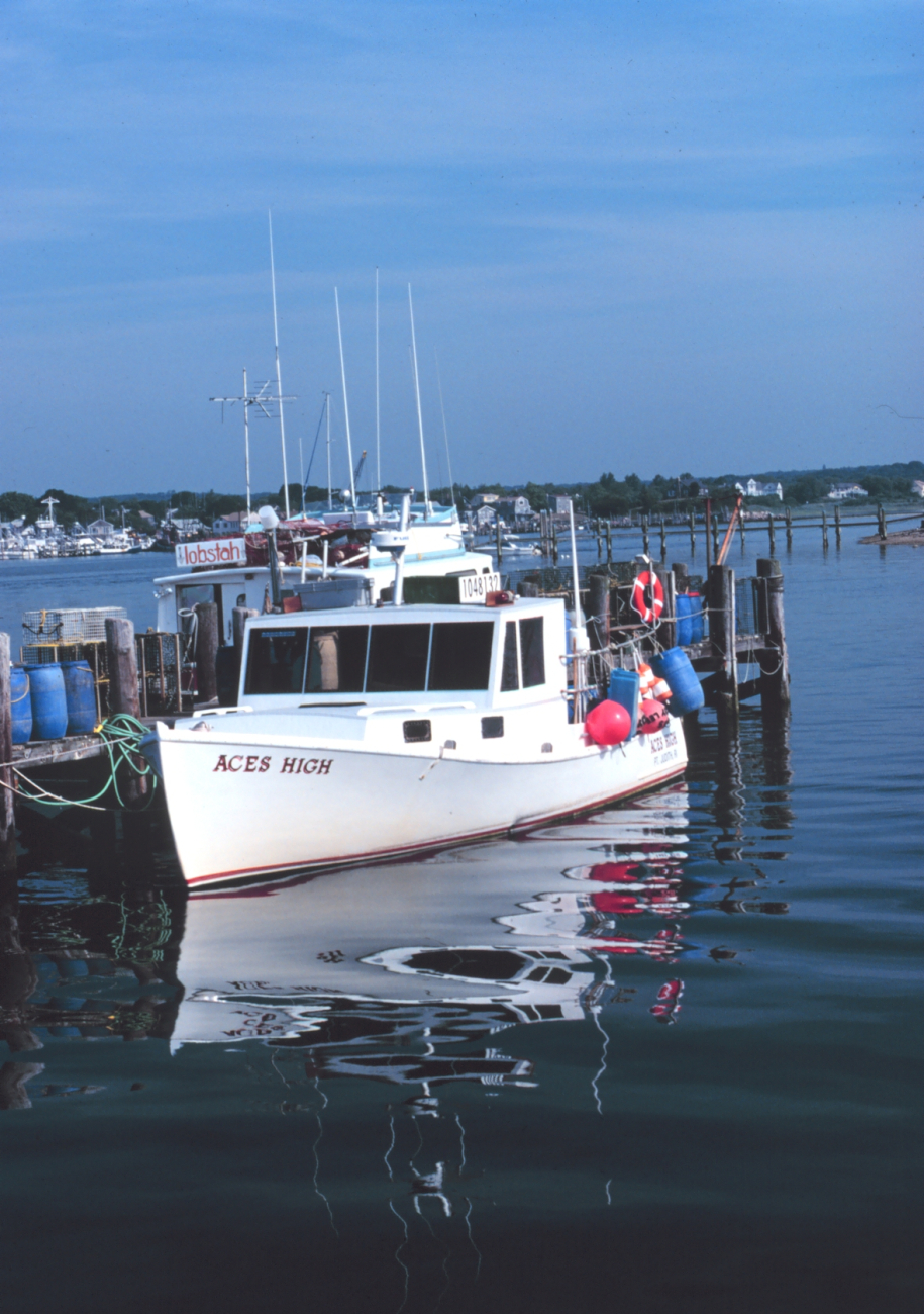 The F/V ACES HIGH is a coastal lobster boat