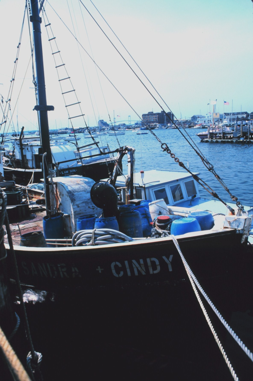 Lobster are caught in the channel just beyond the F/V SANDRA&CINDY;