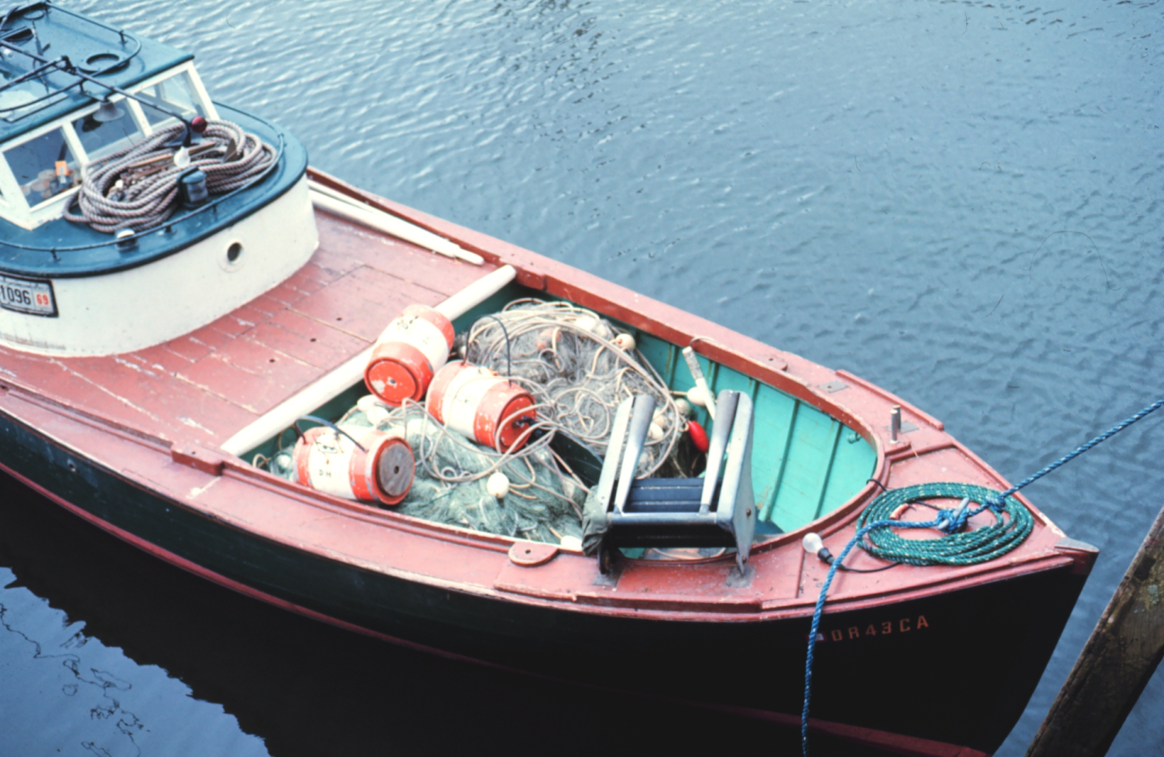 A salmon gillnetter at Astoria on the Columbia River