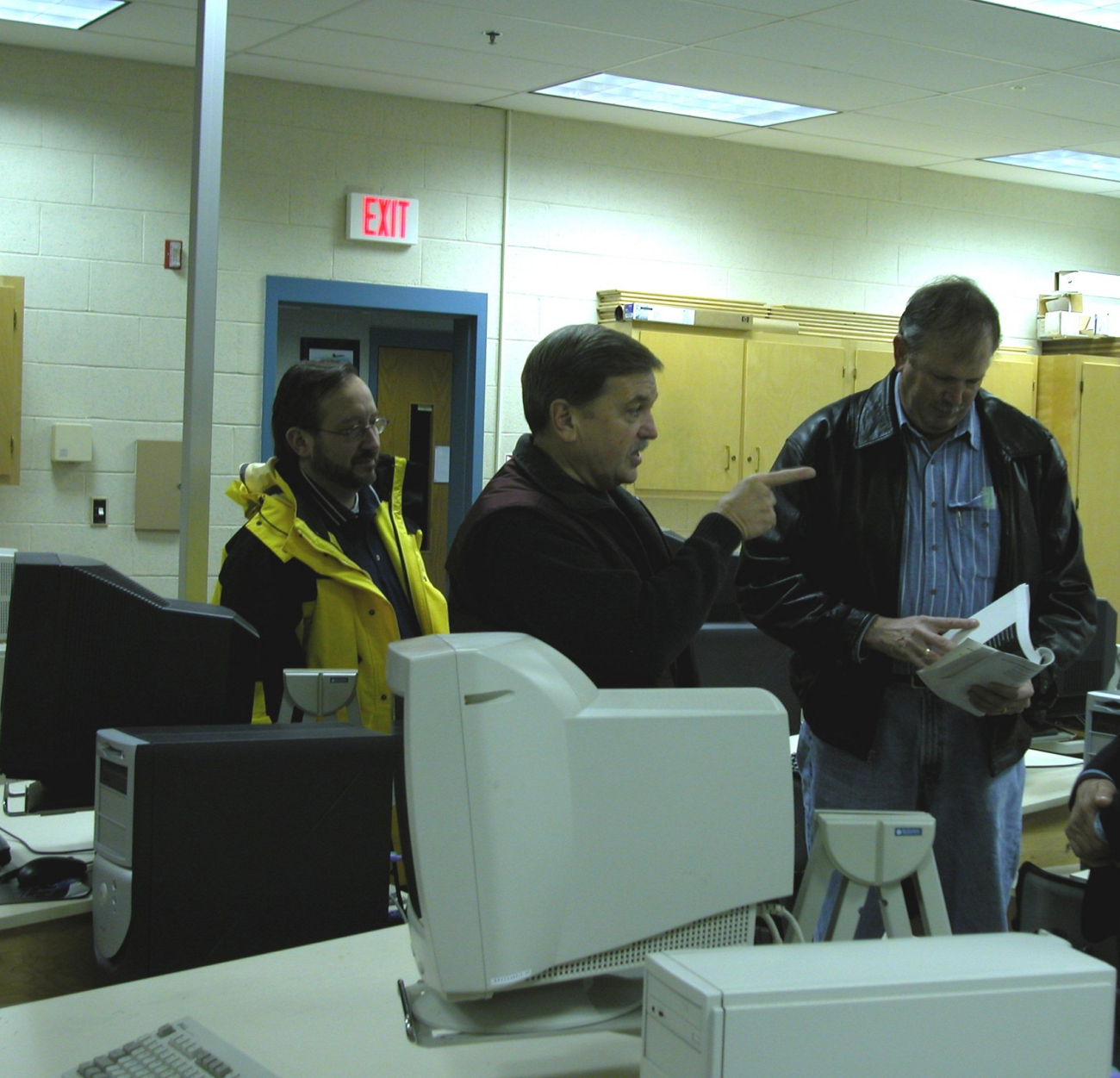 Bridgeport Aquaculture Vocational School Director John Curtis and Dr