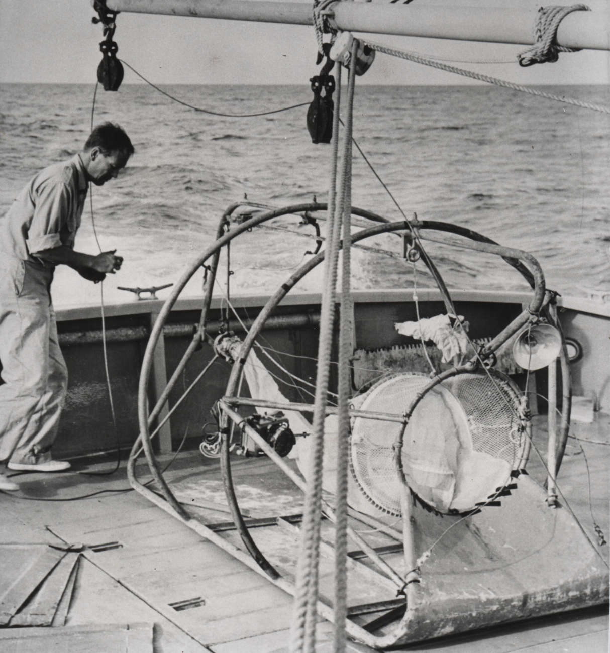 The Beyer sled, used to sample plankton occurring near the sea bottom