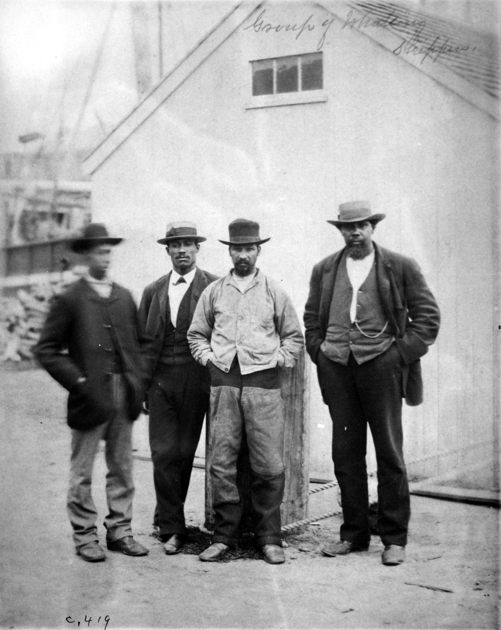 Group of whaling skippers