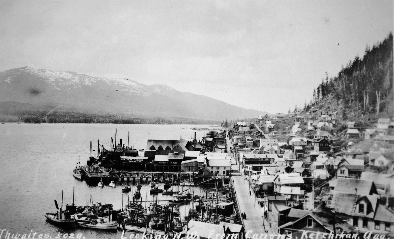 Looking northwest from Cannon's, Ketchikan, AK