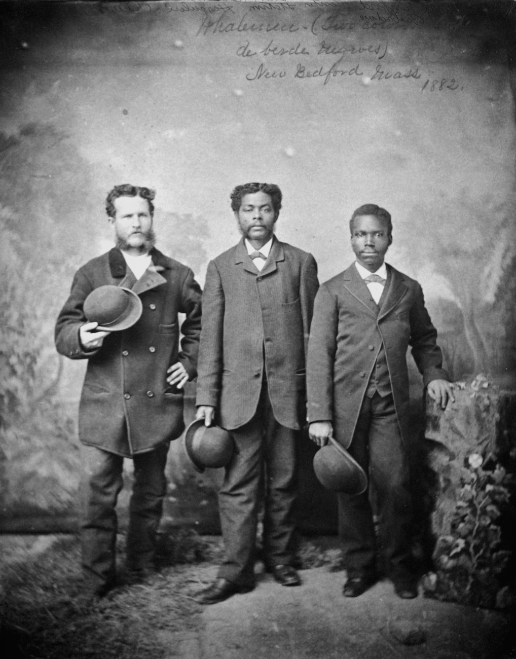 Whalemen (two colored Cape de Verde negroes), New Bedford, MA, 1882