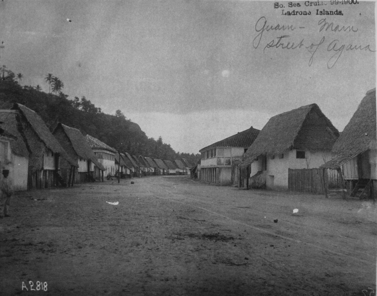 South Sea cruise 99-1900, Ladrone Islands, Guam, main street of Agana